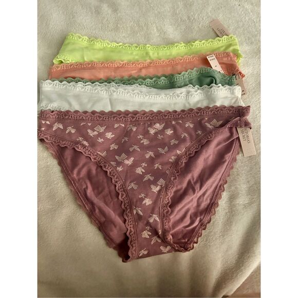 Victoria secret lace size small 5 pairs nwt cheeky lace - Picture 1 of 6